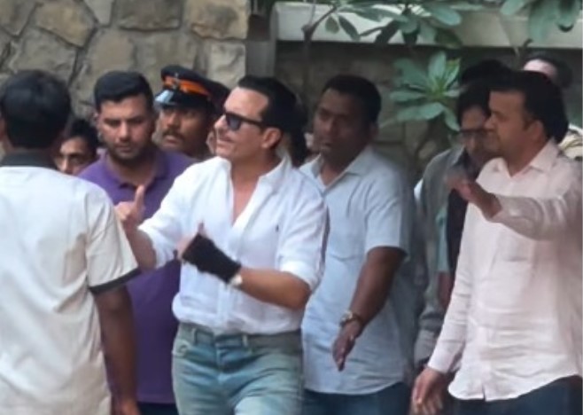 Saif Ali Khan returns home after being discharged from hospital